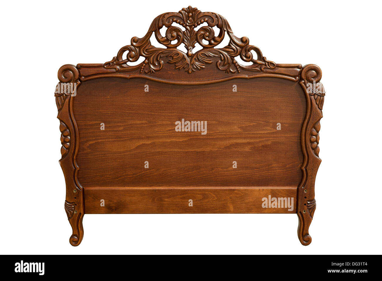 Modèle sculpté sur bois, élément de décor Banque D'Images