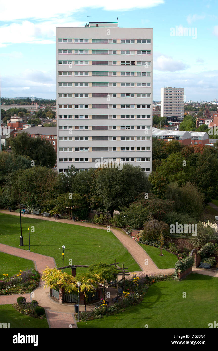 Centre-ville de jardins le jardin de toit Bibliothèque de Birmingham, Birmingham, Royaume-Uni Banque D'Images