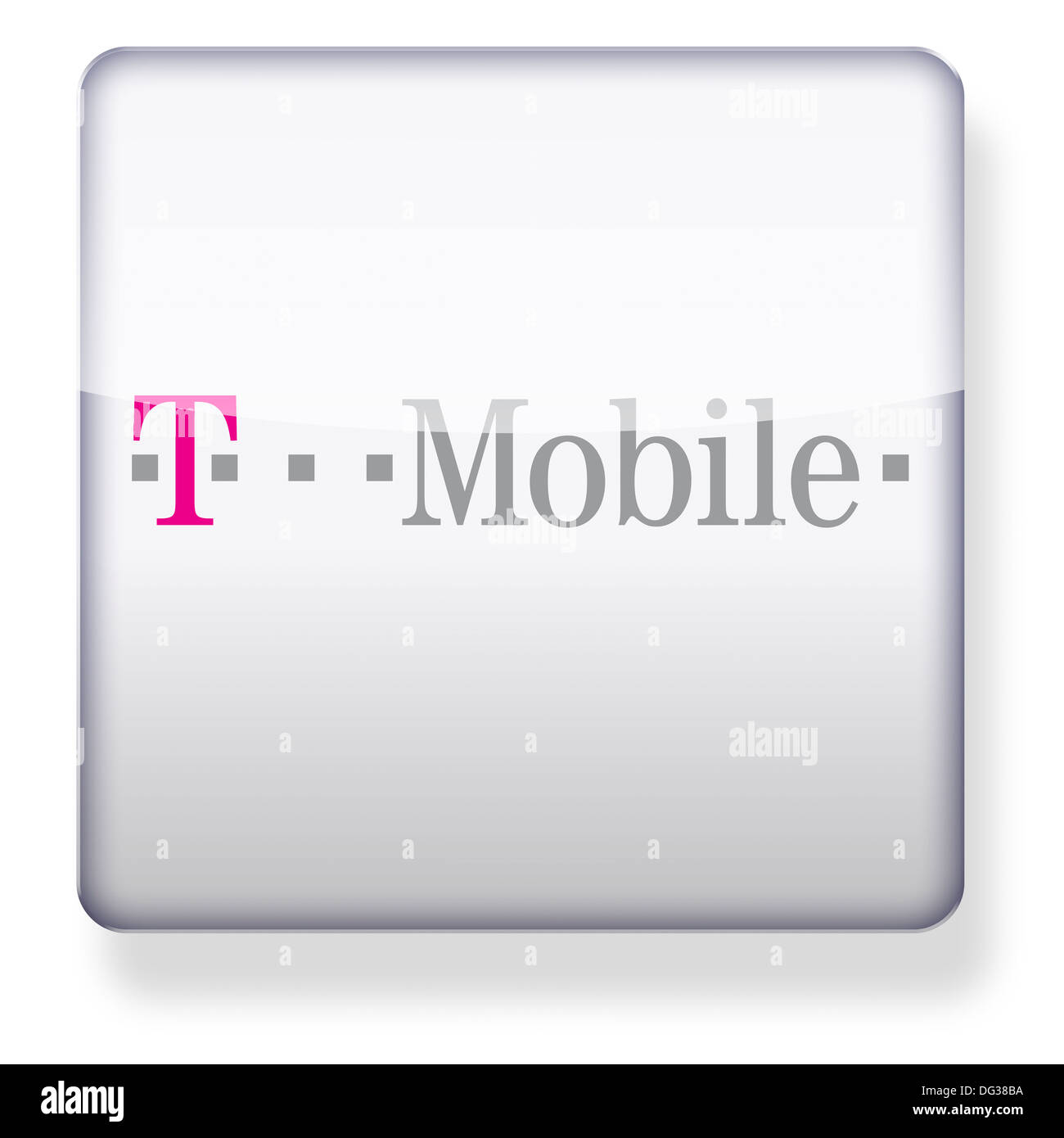 Logo T-Mobile comme une icône de l'application. Chemin de détourage inclus  Photo Stock - Alamy