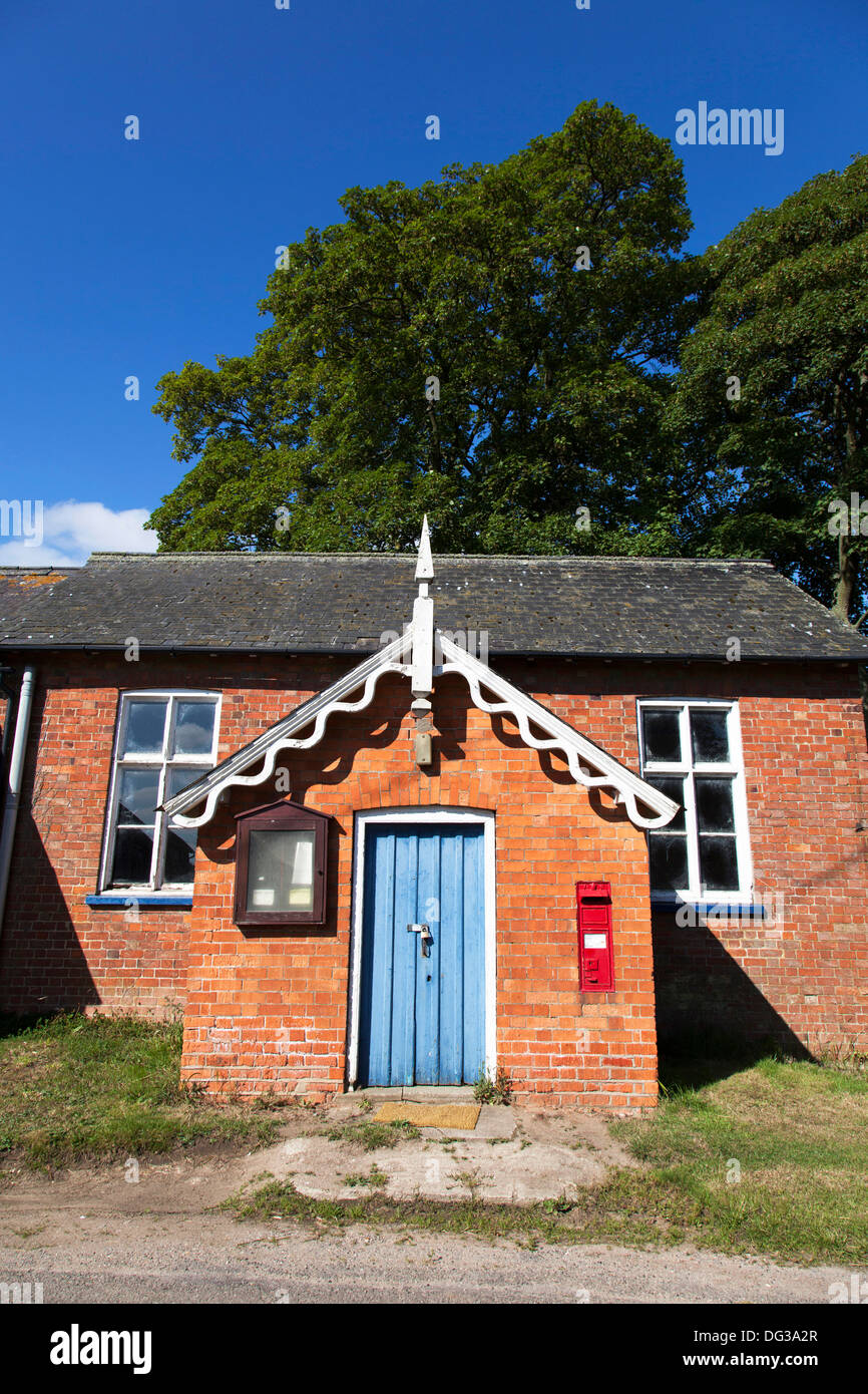 Un village hall dans le Lincolnshire, Angleterre, Royaume-Uni Banque D'Images