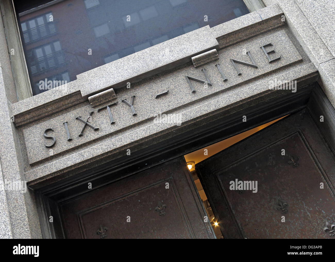 The 69 Sixty Nine Building, Glasgow, Écosse, Royaume-Uni Banque D'Images