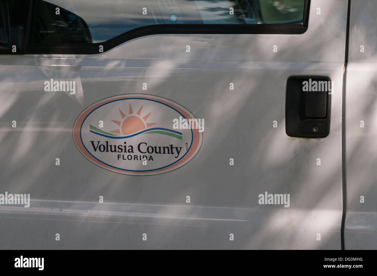 Comté de Volusia en Floride un véhicule de la ville Banque D'Images