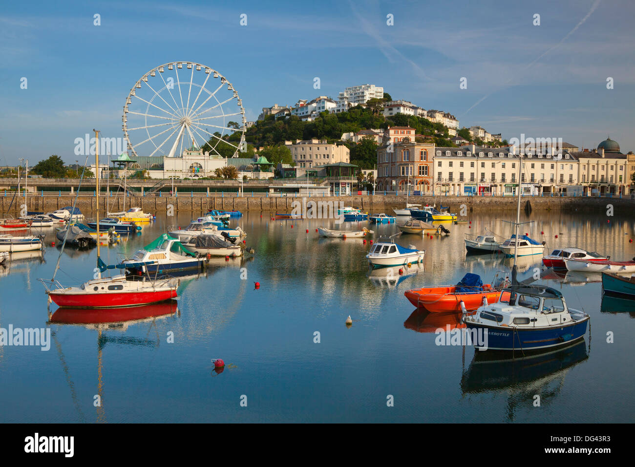 Le port de Torquay, Devon, Angleterre, Royaume-Uni, Europe Banque D'Images