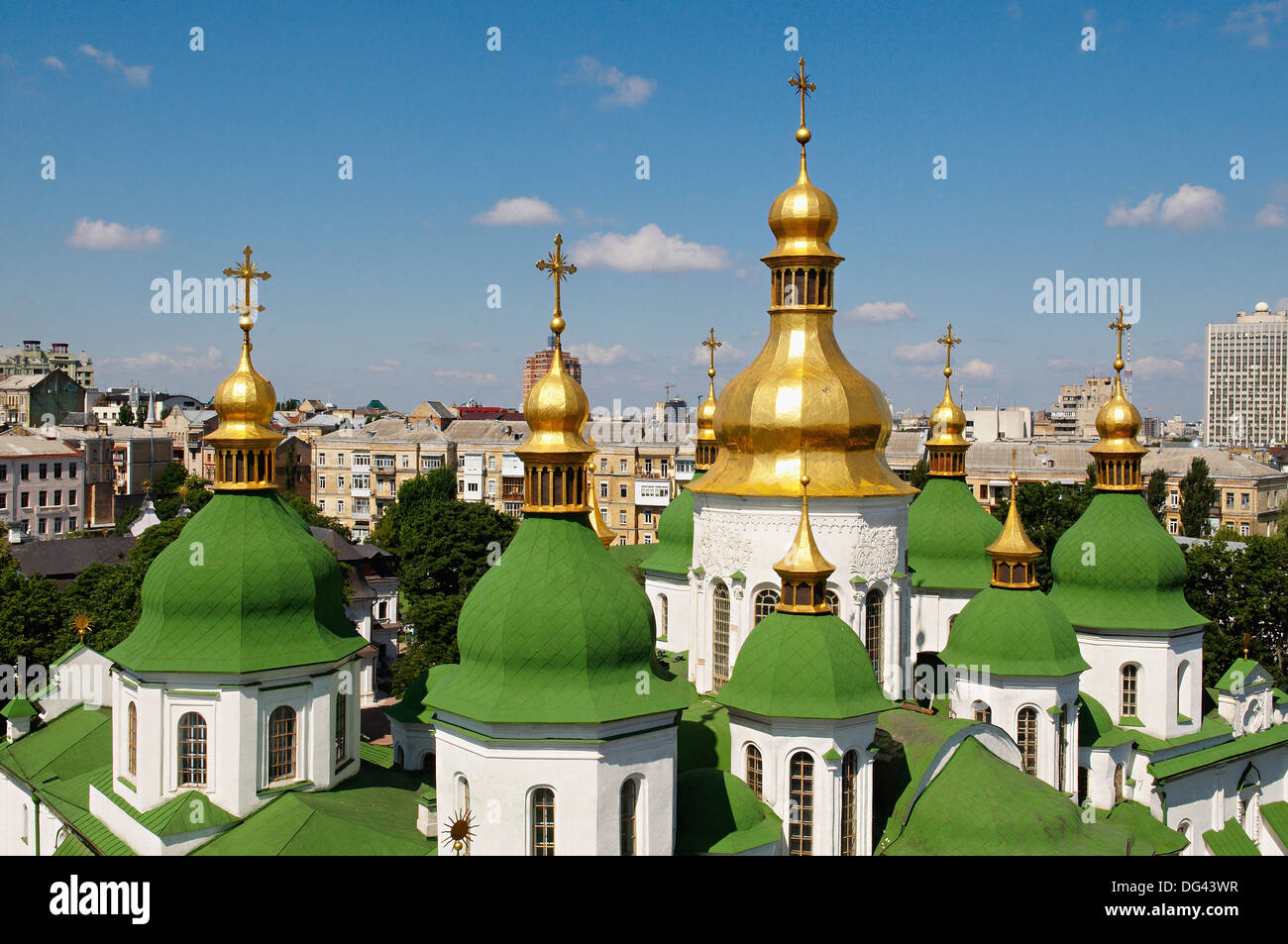 La cathédrale Sainte-Sophie. UNESCO World Heritage Site, Kiev, Ukraine, l'Europe Banque D'Images