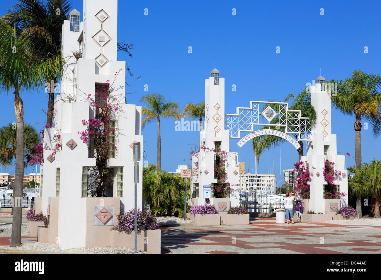 Bayfront, Sarasota, Floride, États-Unis d'Amérique, Amérique du Nord Banque D'Images