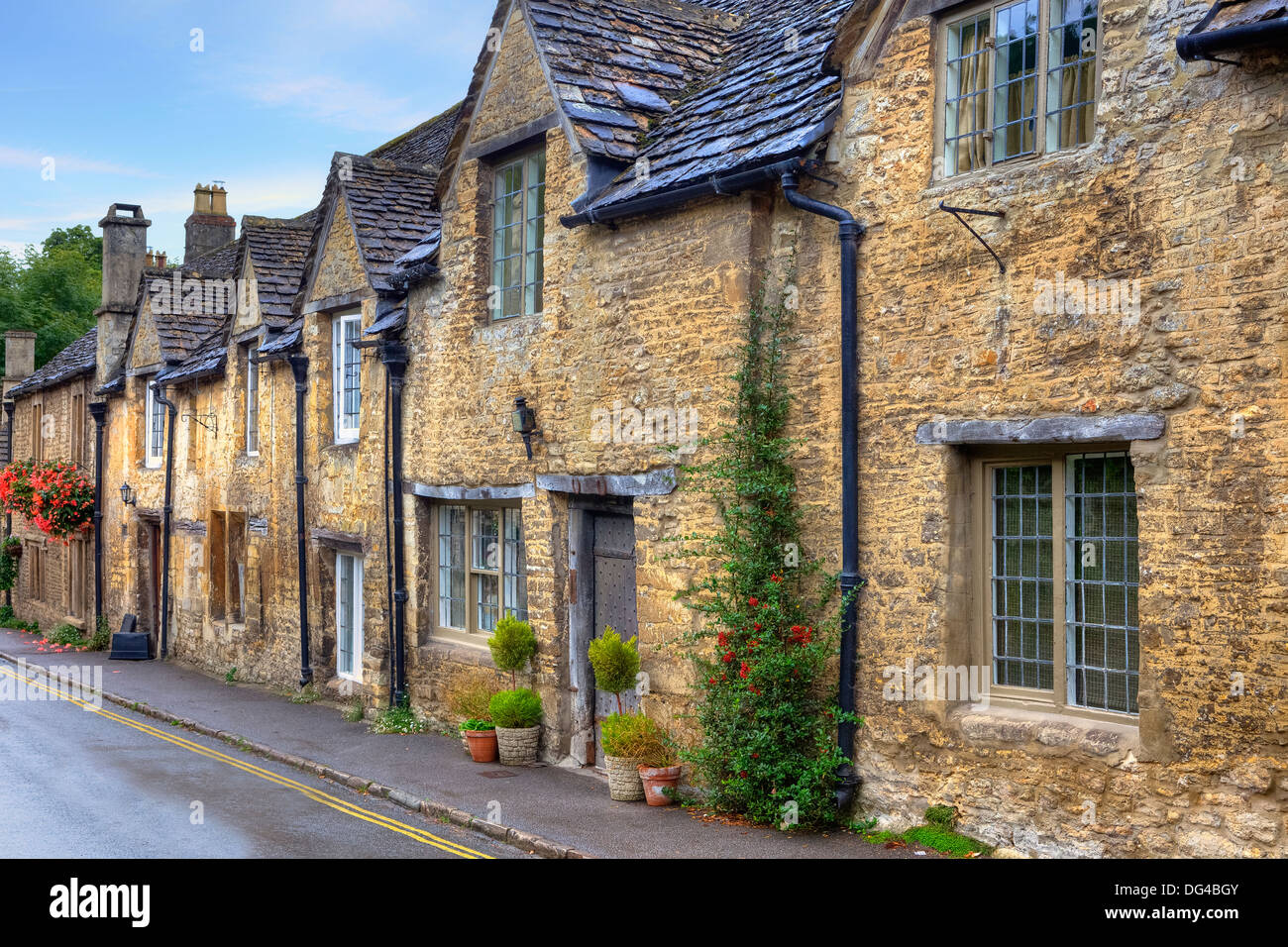 Castle Combe, Wiltshire, Angleterre, Royaume-Uni Banque D'Images