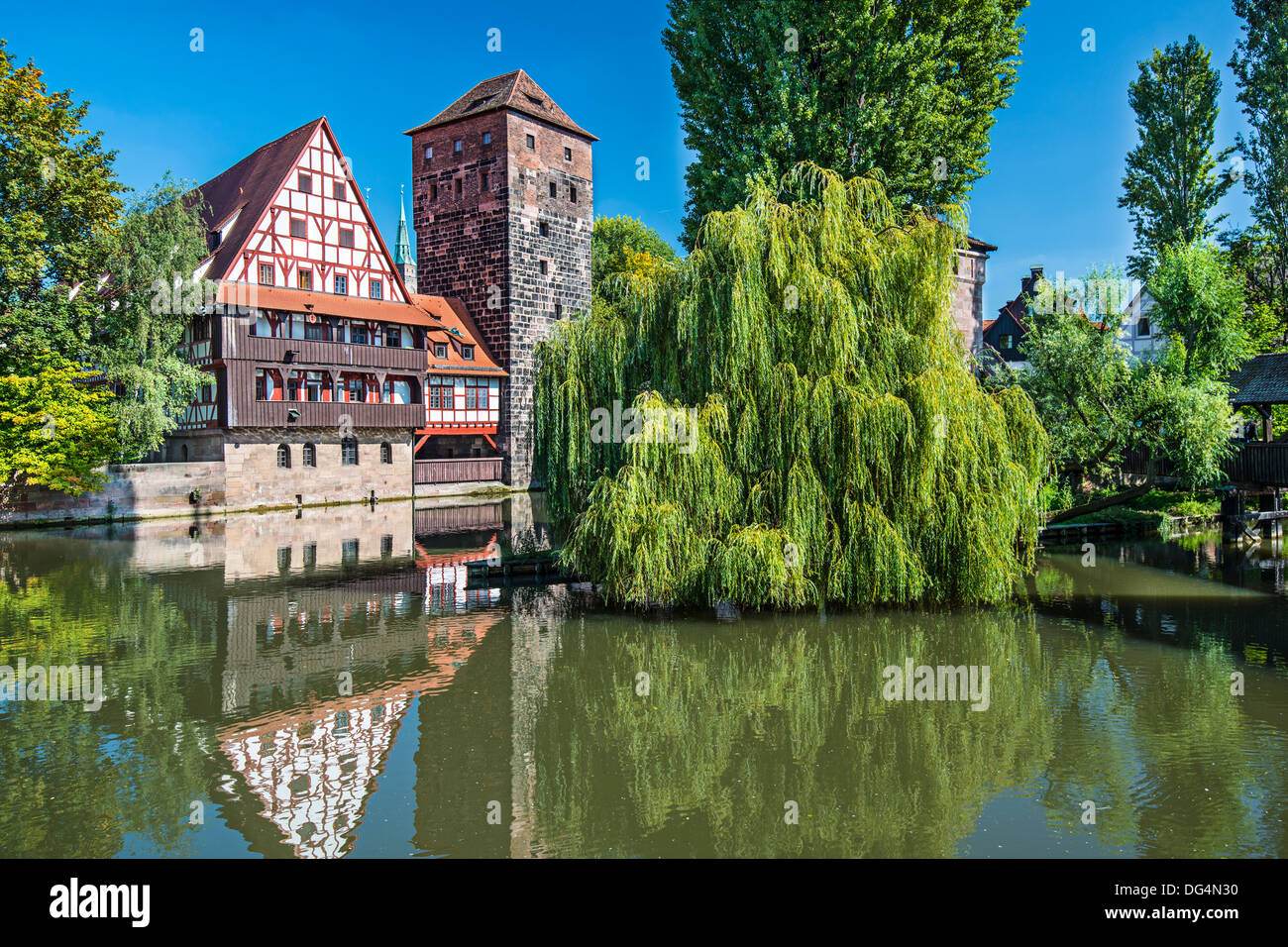 Pont du bourreau à Nuremberg, Allemagne Banque D'Images