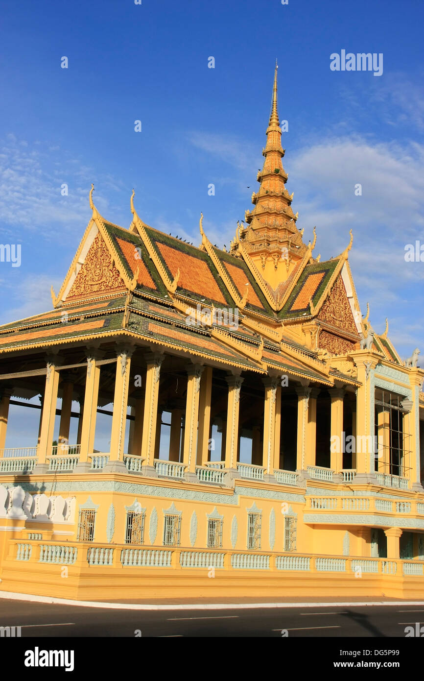 Moonlight Pavilion, du Palais Royal, Phnom Penh, Cambodge Banque D'Images