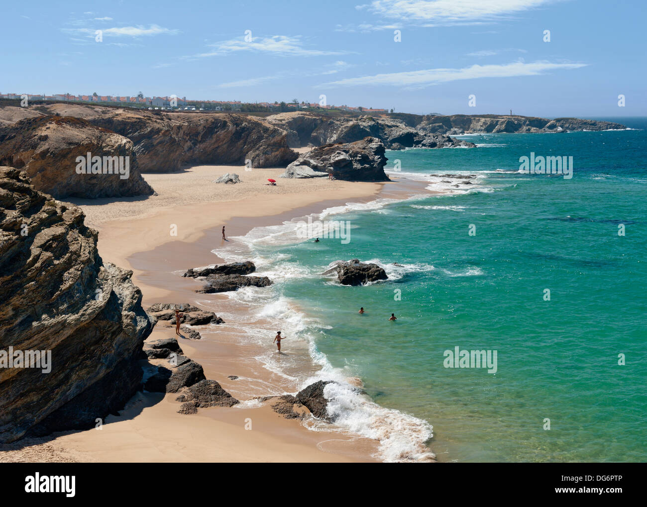 Le Portugal, l'Alentejo, les plages de Porto Covo Banque D'Images