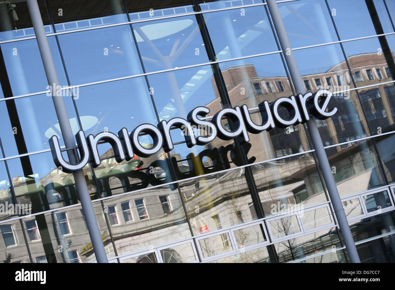 L'Union Square Shopping center dans la ville d'Aberdeen, Écosse, Royaume-Uni Banque D'Images