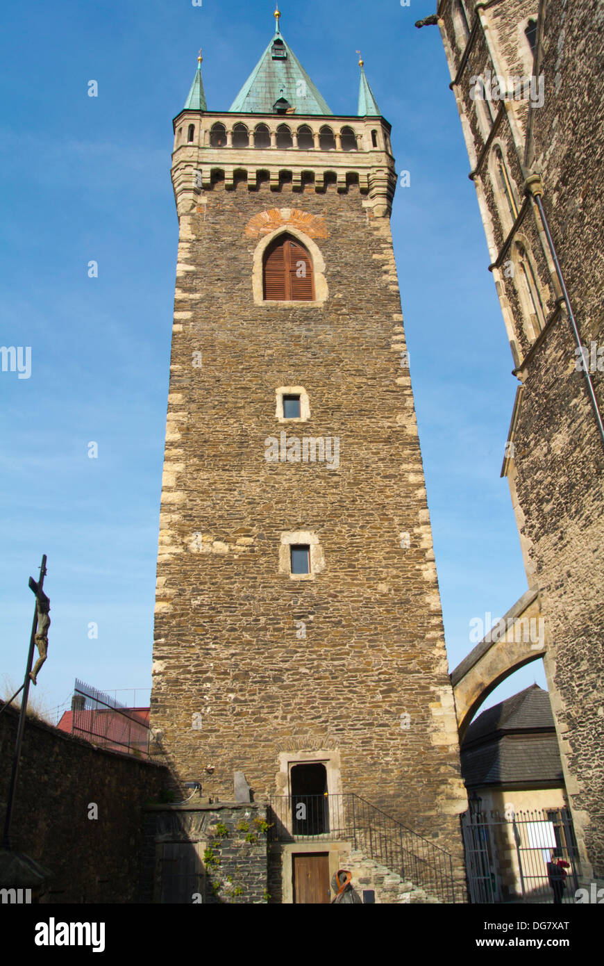 Zvonice Kolin tour ville Bohême Centrale République Tchèque Europe Banque D'Images