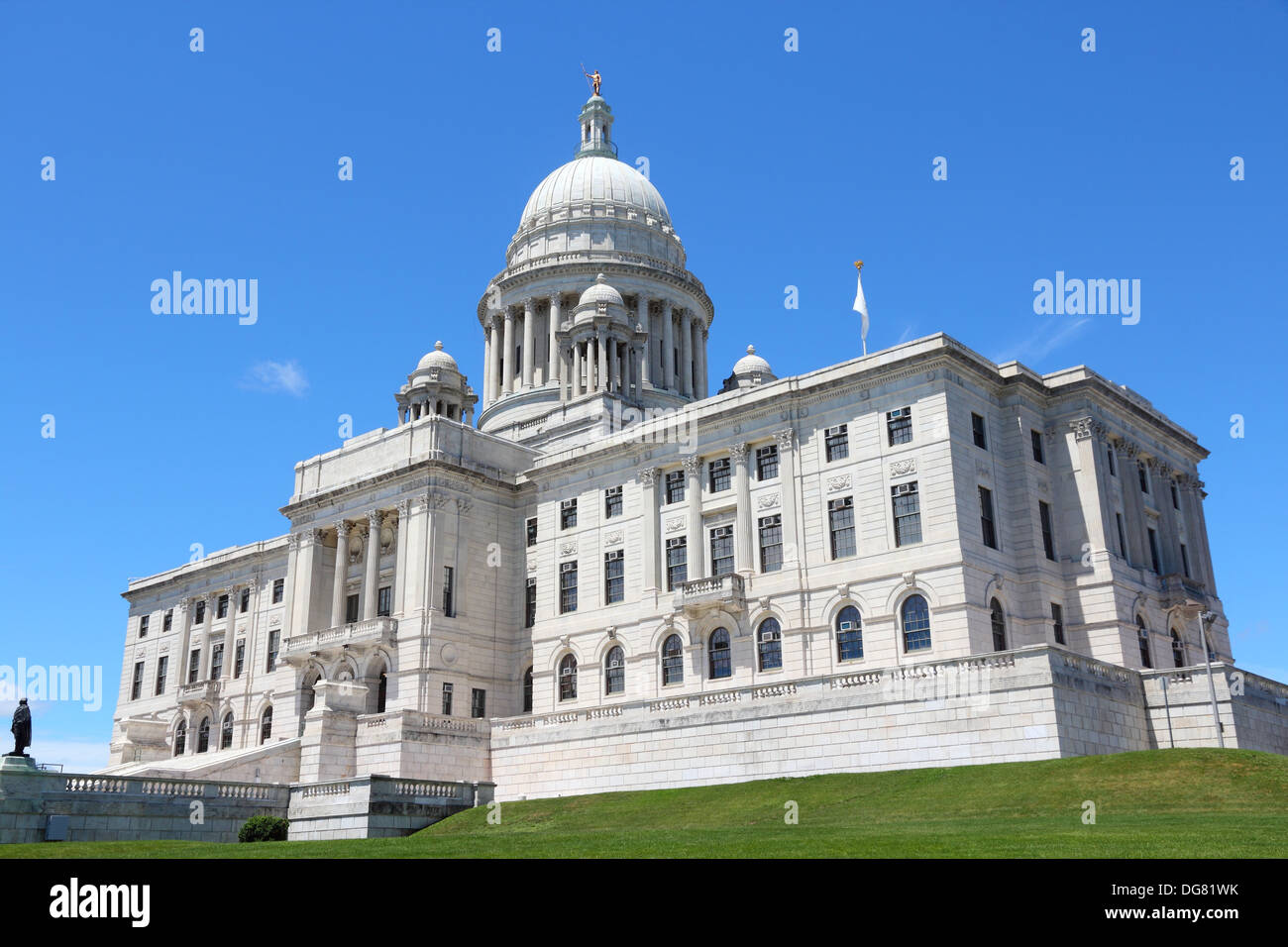 Providence, Rhode Island. Ville dans la région de la Nouvelle-Angleterre aux États-Unis. State Capitol building. Banque D'Images