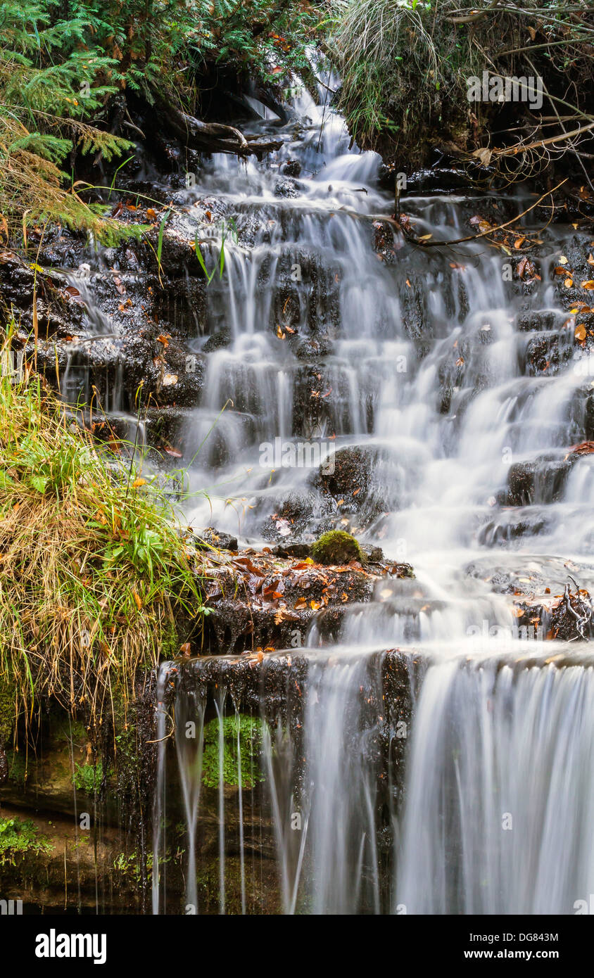 Dans l'automne de Wagner la magnifique péninsule supérieure du Michigan. Banque D'Images