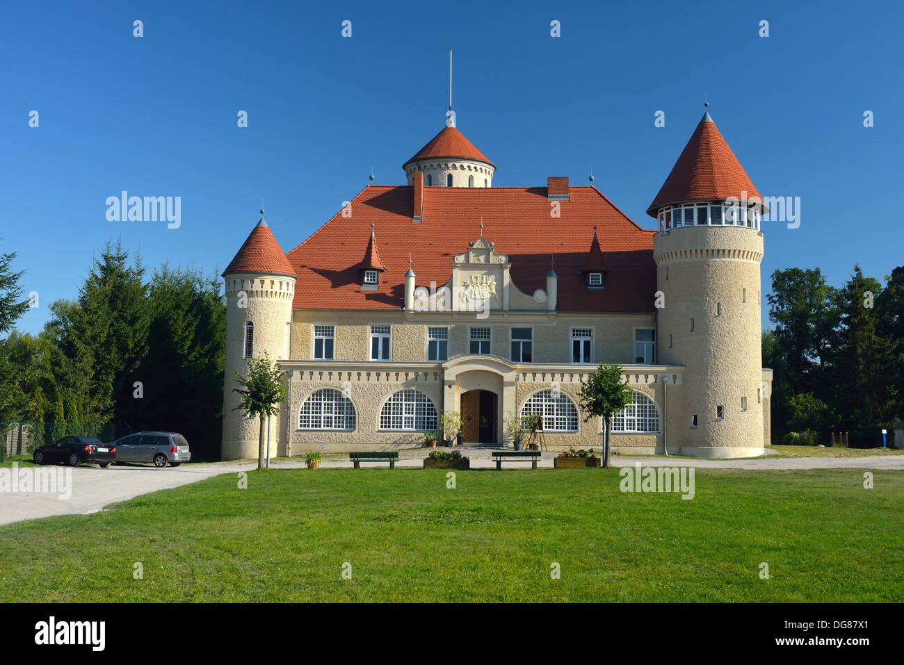 Stolpe Palace à Stolpe, Usedom, Allemagne Banque D'Images