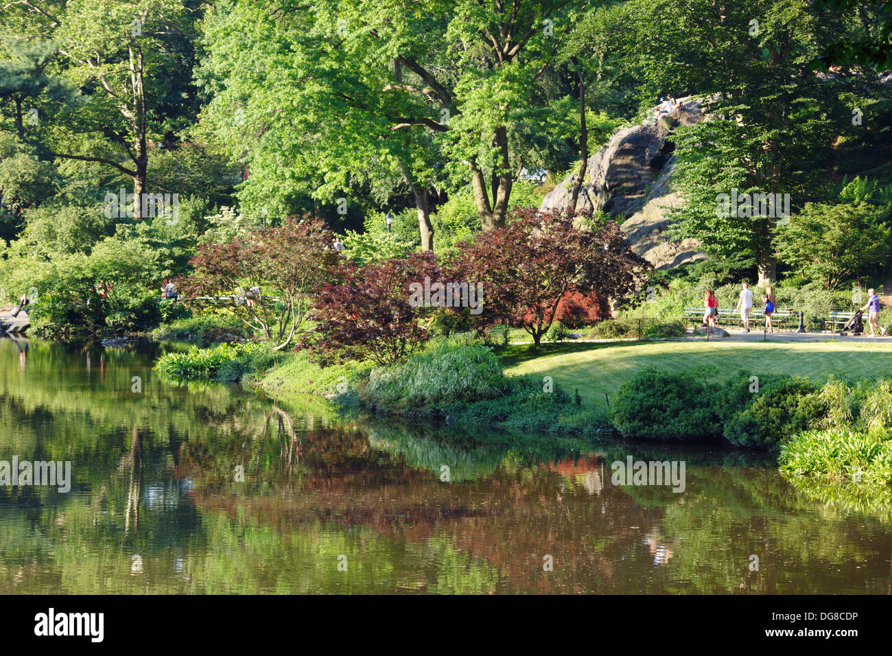 Central Park à New York, USA. Banque D'Images