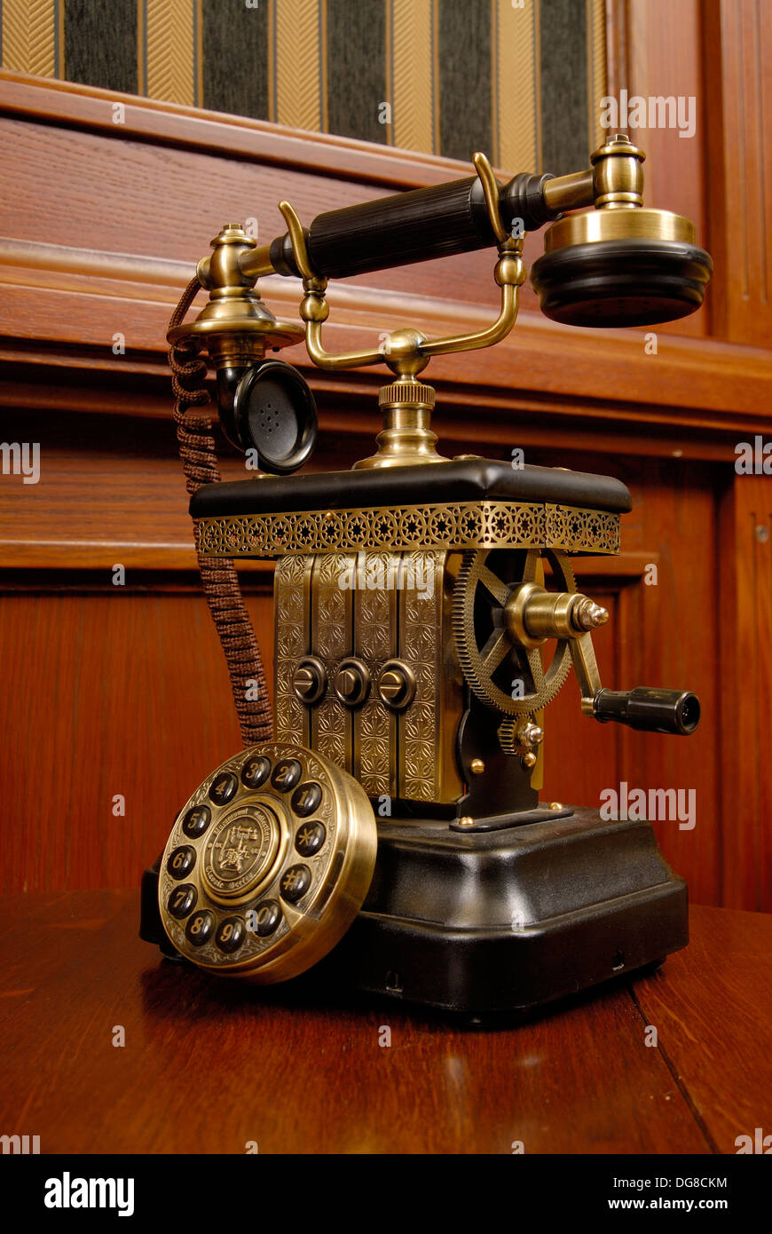 Téléphone rétro Banque D'Images