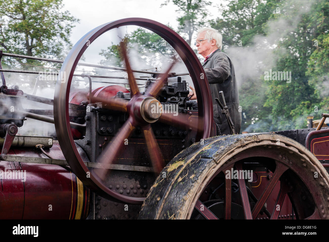 Volant moteur de traction Banque D'Images