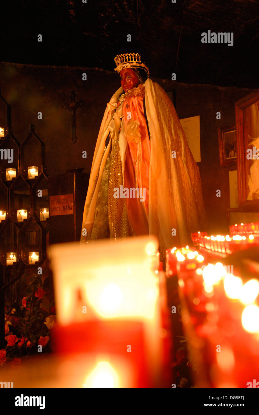 Vierge noire Sarah, patronne des gitans, des SaintesMariesdelaMer