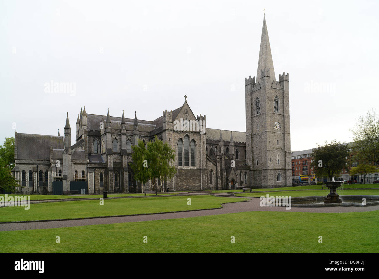La Cathédrale Saint Patrick de Park, Dublin (Irlande). Banque D'Images