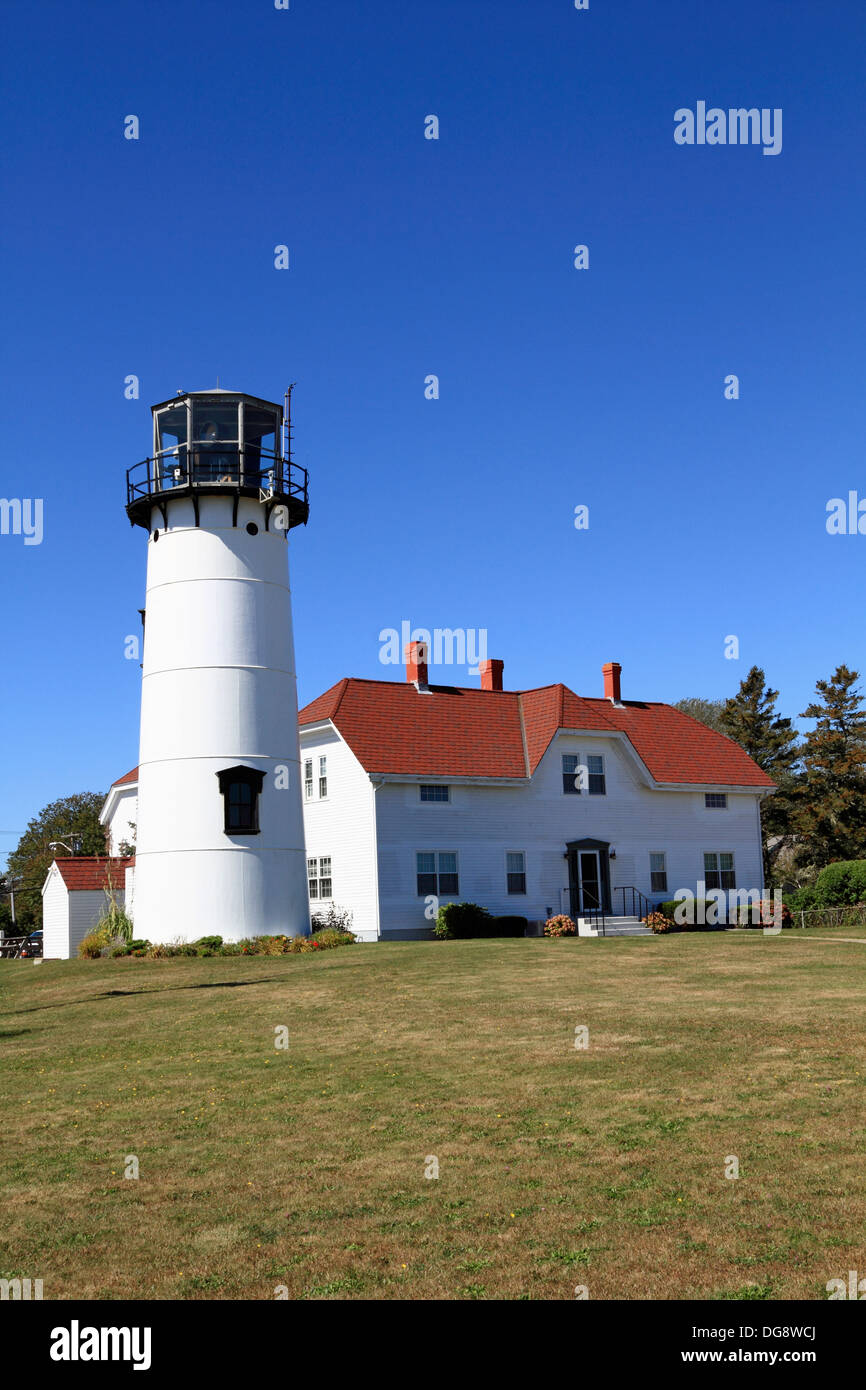 La lumière, Chatham Chatham, Cape Cod, Massachusetss, USA Banque D'Images