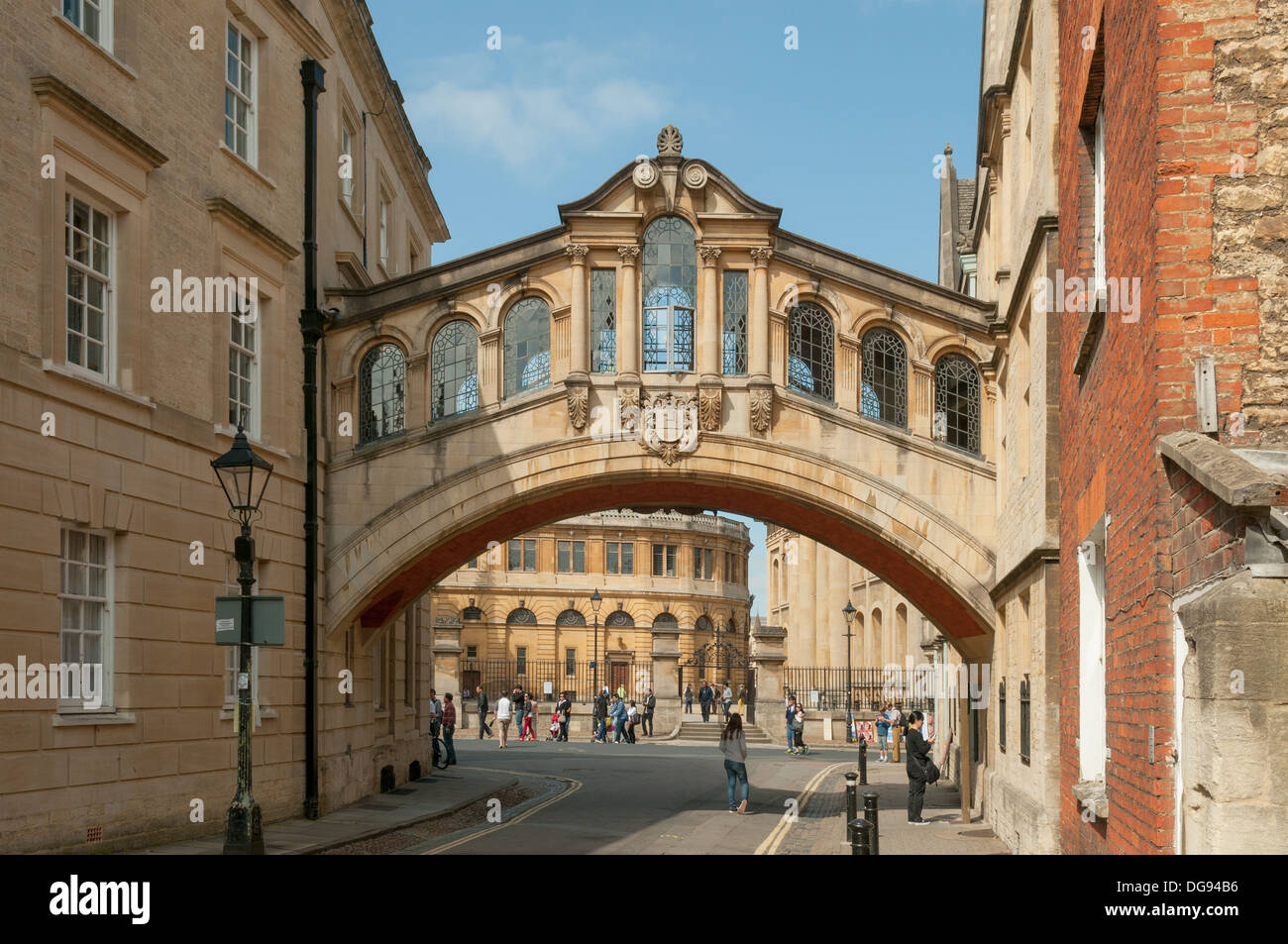 Pont des Soupirs, Oxford, Oxfordshire, Angleterre Banque D'Images