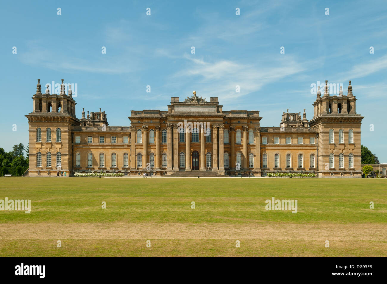 Le Palais de Blenheim, Woodstock, Oxfordshire, Angleterre Banque D'Images