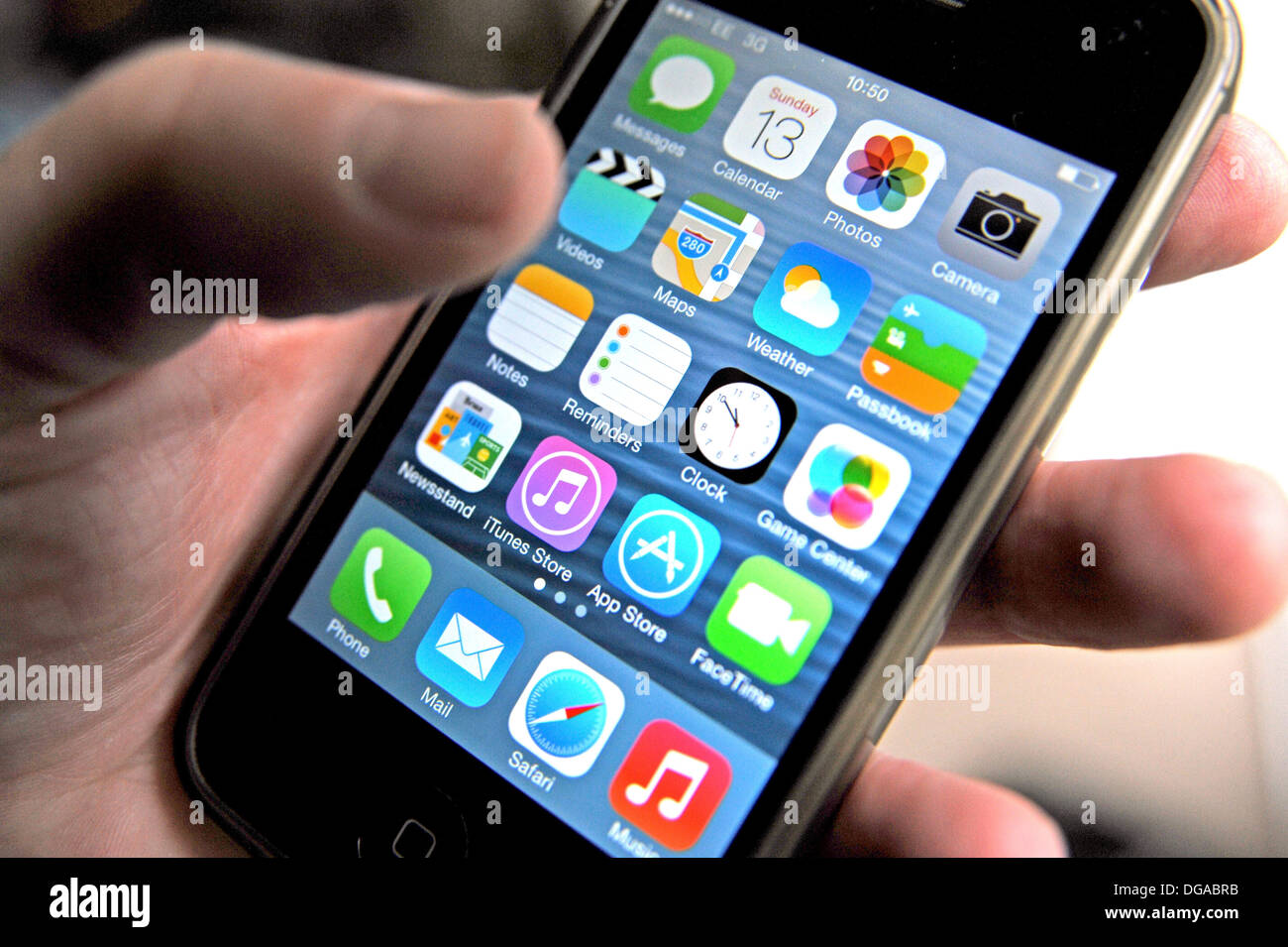 Apple iPhone 4s téléphone intelligent Photo Stock - Alamy