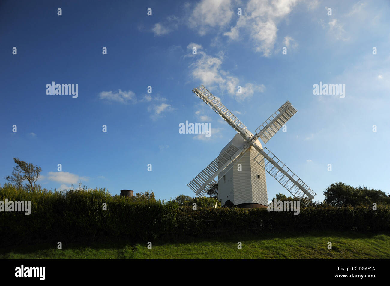 Jill Moulin à Clayton sur South Downs Way Sussex UK Banque D'Images