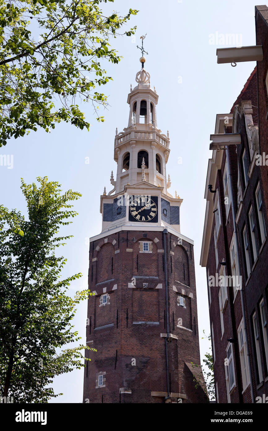 Montelbaans toren à Amsterdam Banque D'Images