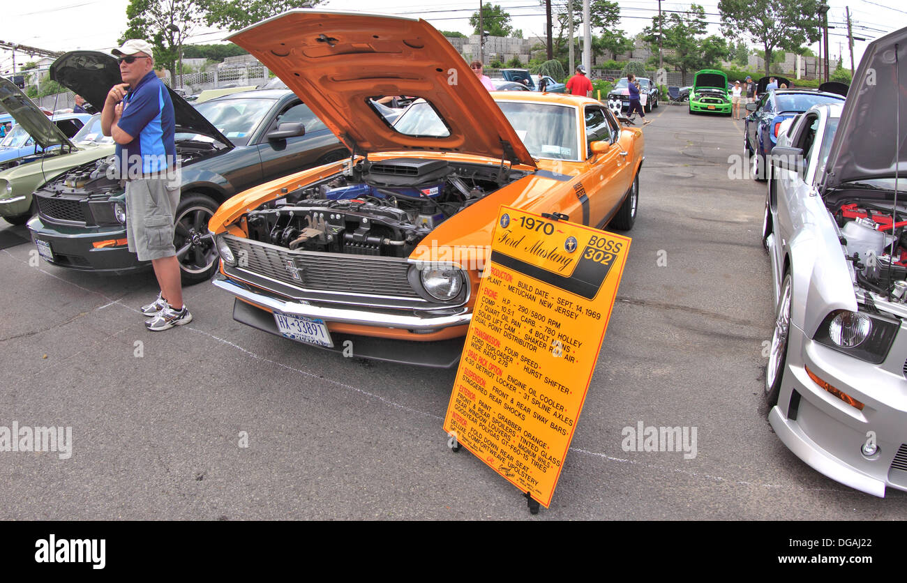 Ford Classic Car Show Long Island New York Banque D'Images