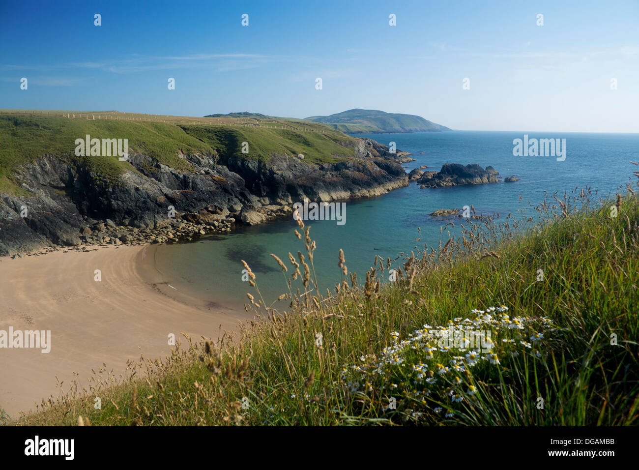 Iago Porth Beach sur la côte nord de la péninsule de Llŷn Gwynedd North Wales UK Banque D'Images