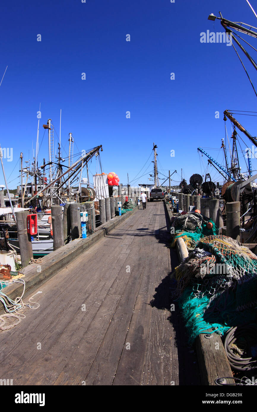 Montauk Harbour Long Island New York Banque D'Images