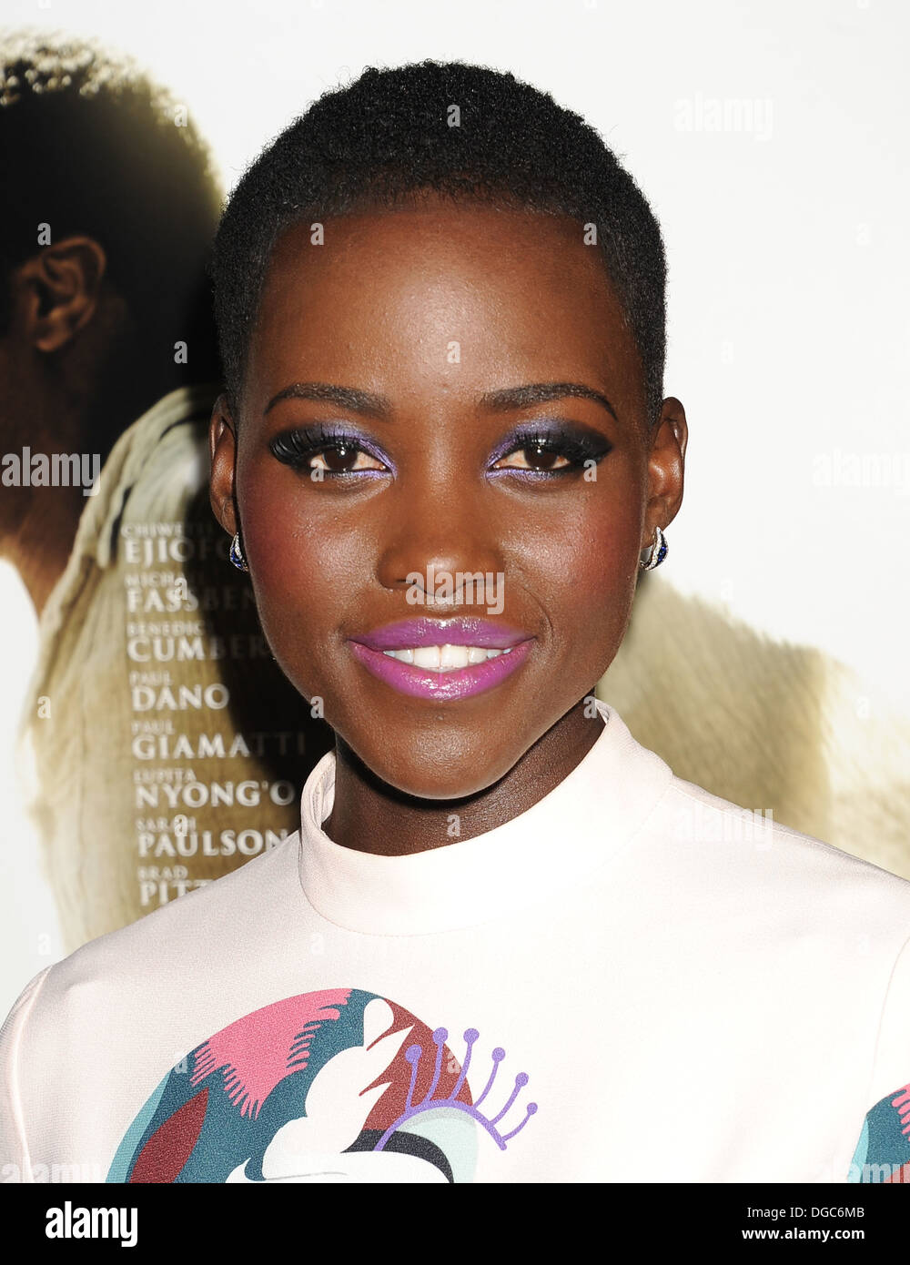 LUPITA NYONG'O actrice américaine en octobre 2013. Photo Jeffrey Mayer Banque D'Images
