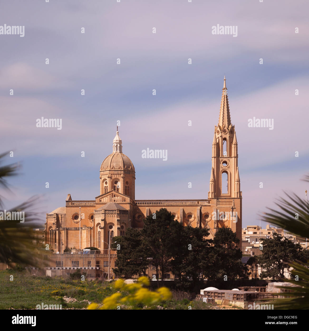 13/15 église paroissiale, Gozo, Malte Banque D'Images