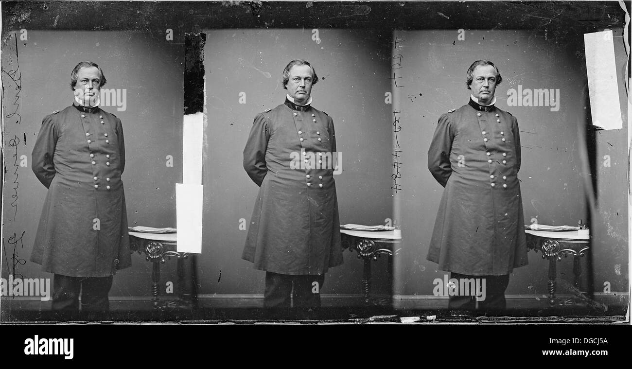 Photographie du général James W. Denver, chef militaire et homme politique. Denver sert dans l'armée américaine pendant la guerre américano-mexicaine et devient plus tard une figure importante dans l'histoire politique de la Californie et du Colorado. Banque D'Images