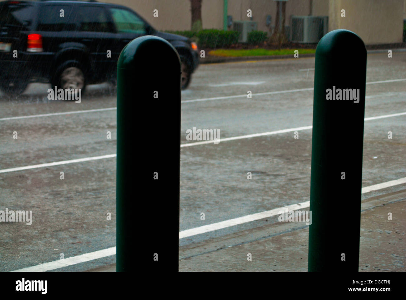 Violent orage à Miami en Floride Banque D'Images
