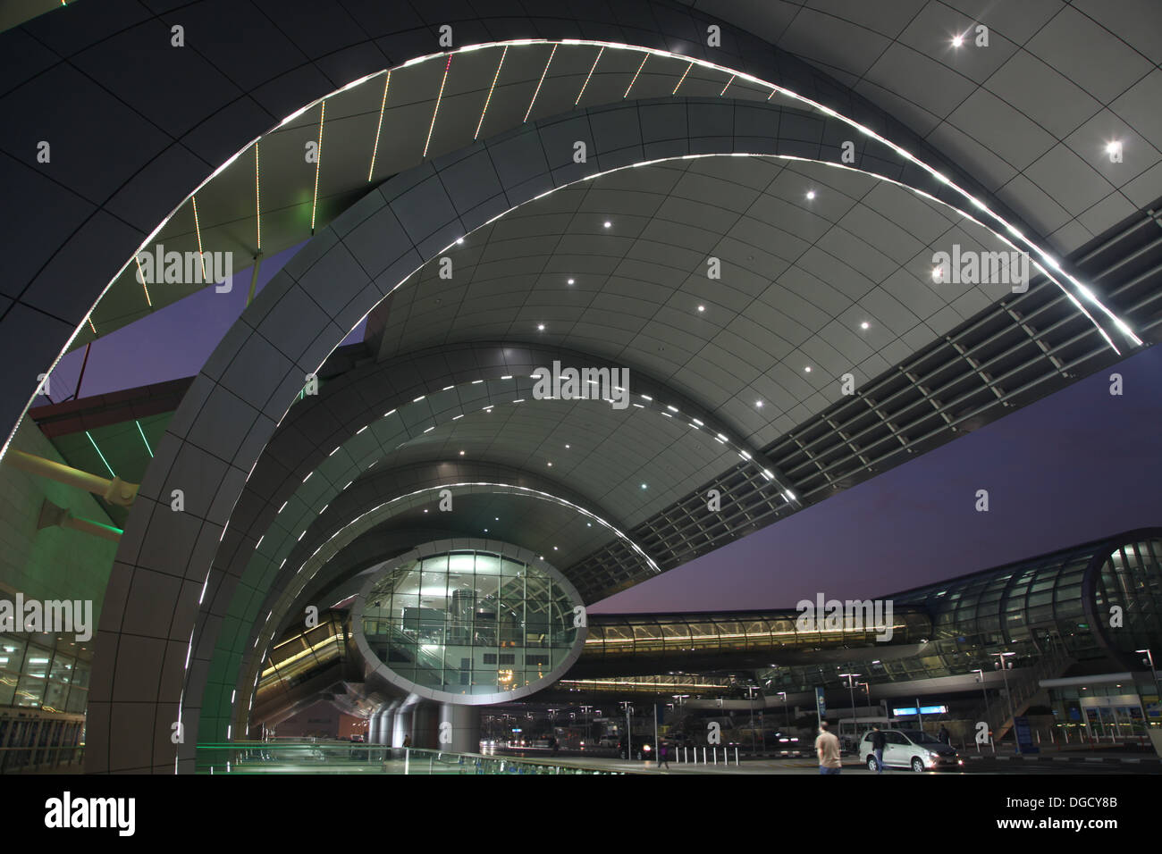 L'aéroport de Dubaï, Terminal 3 trois de l'aviation des EAU Banque D'Images