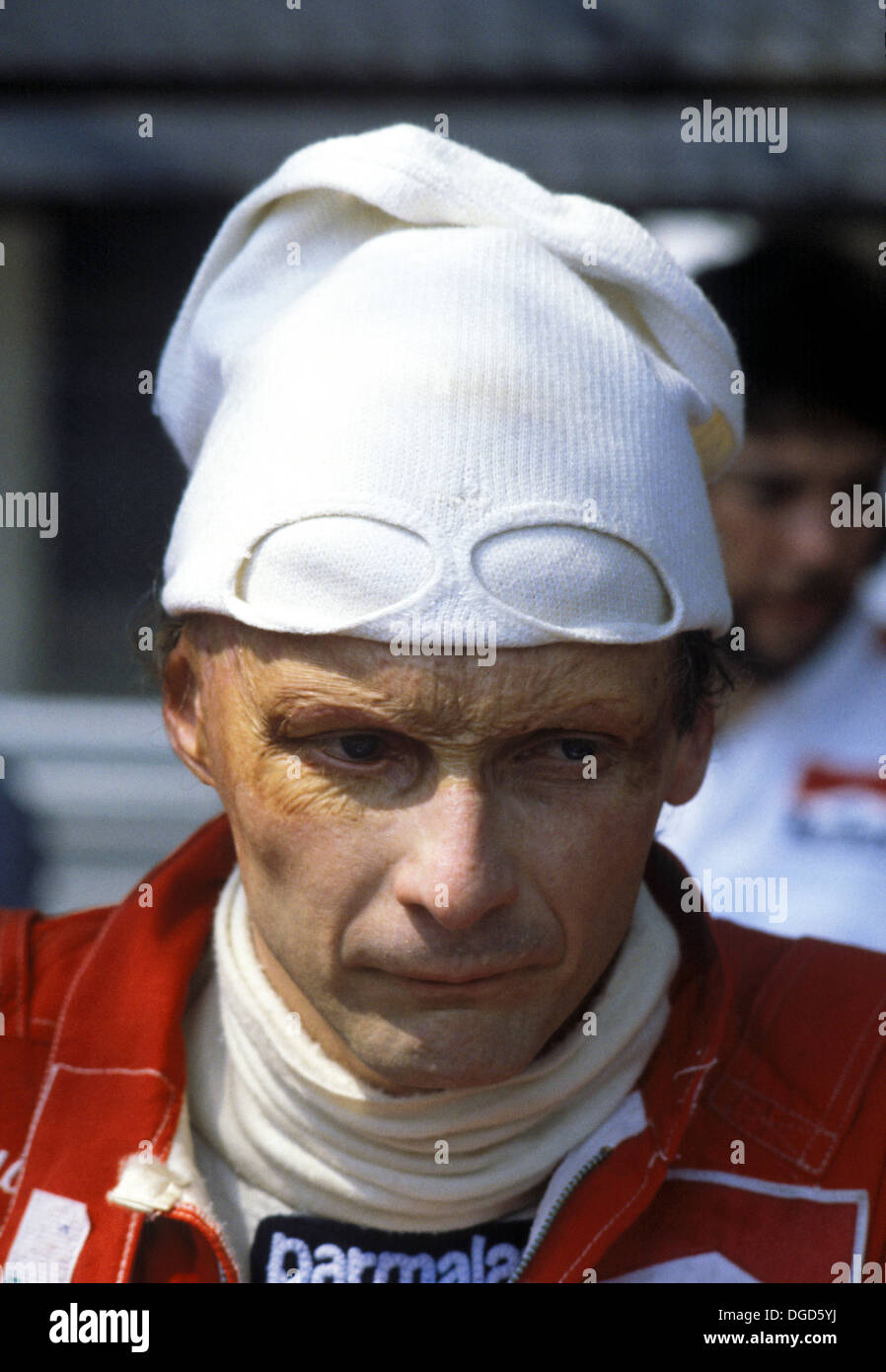 Niki Lauda, pilote automobile autrichien qui a remporté le Championnat du Monde de Formule 1 3 fois en 1975, 1977 et 1984. Photographié en 1970. Banque D'Images