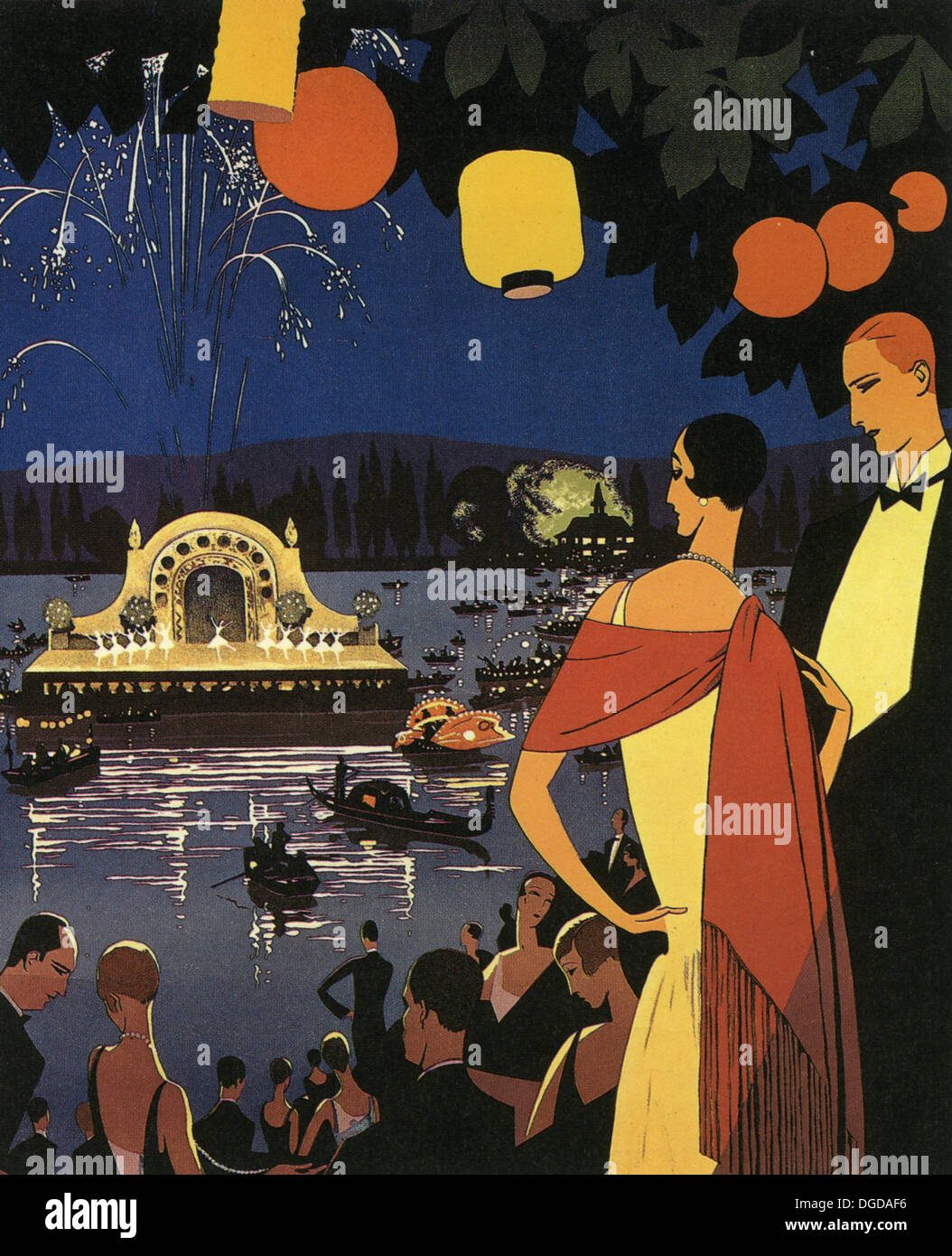 La société années 20 Banque D'Images