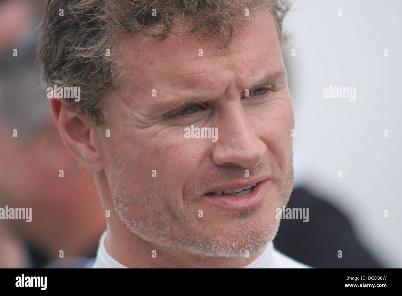 Portrait du pilote de Formule 1 David Coulthard Banque D'Images