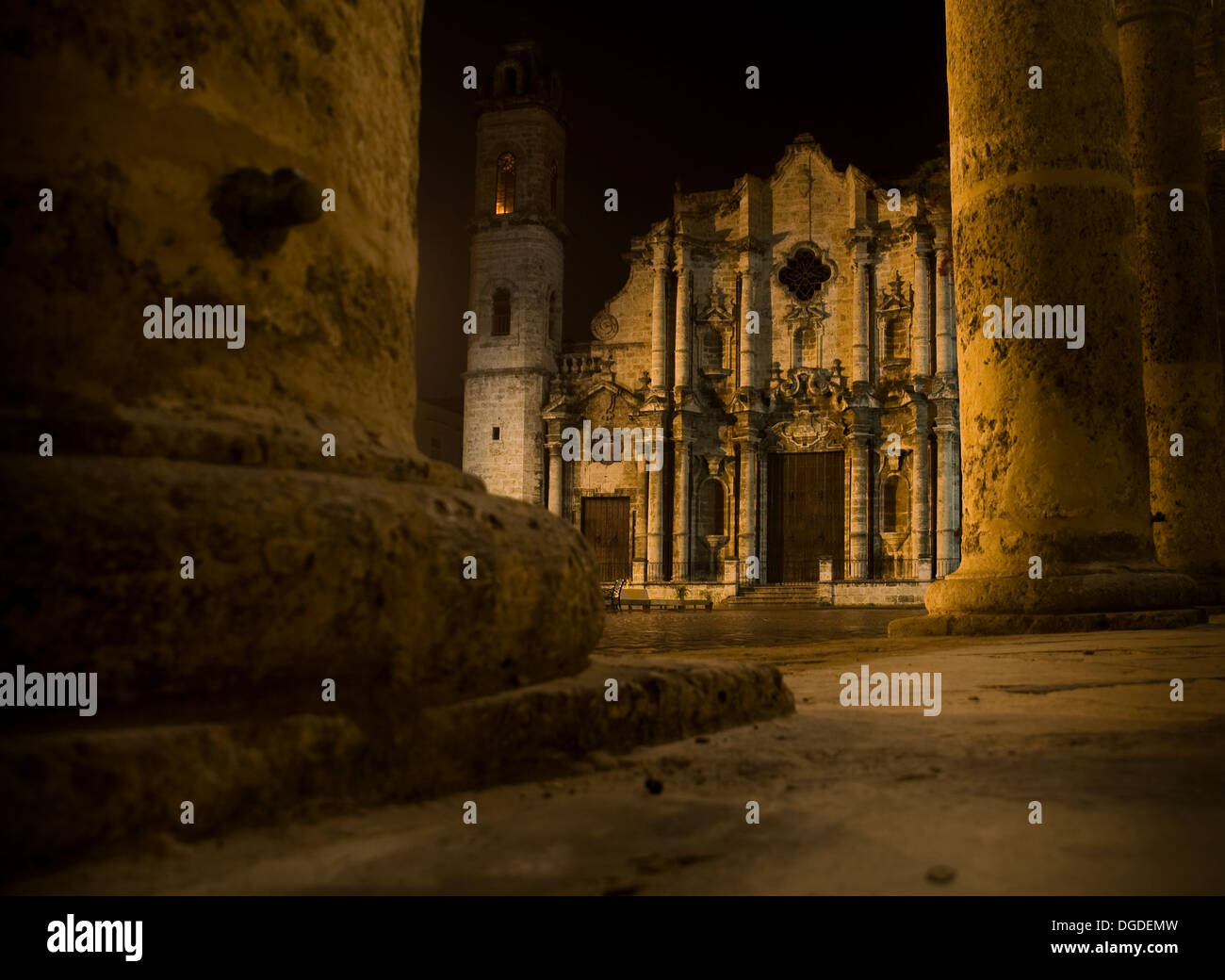 Cathédrale de Saint Christophe de La Havane. Cuba Banque D'Images