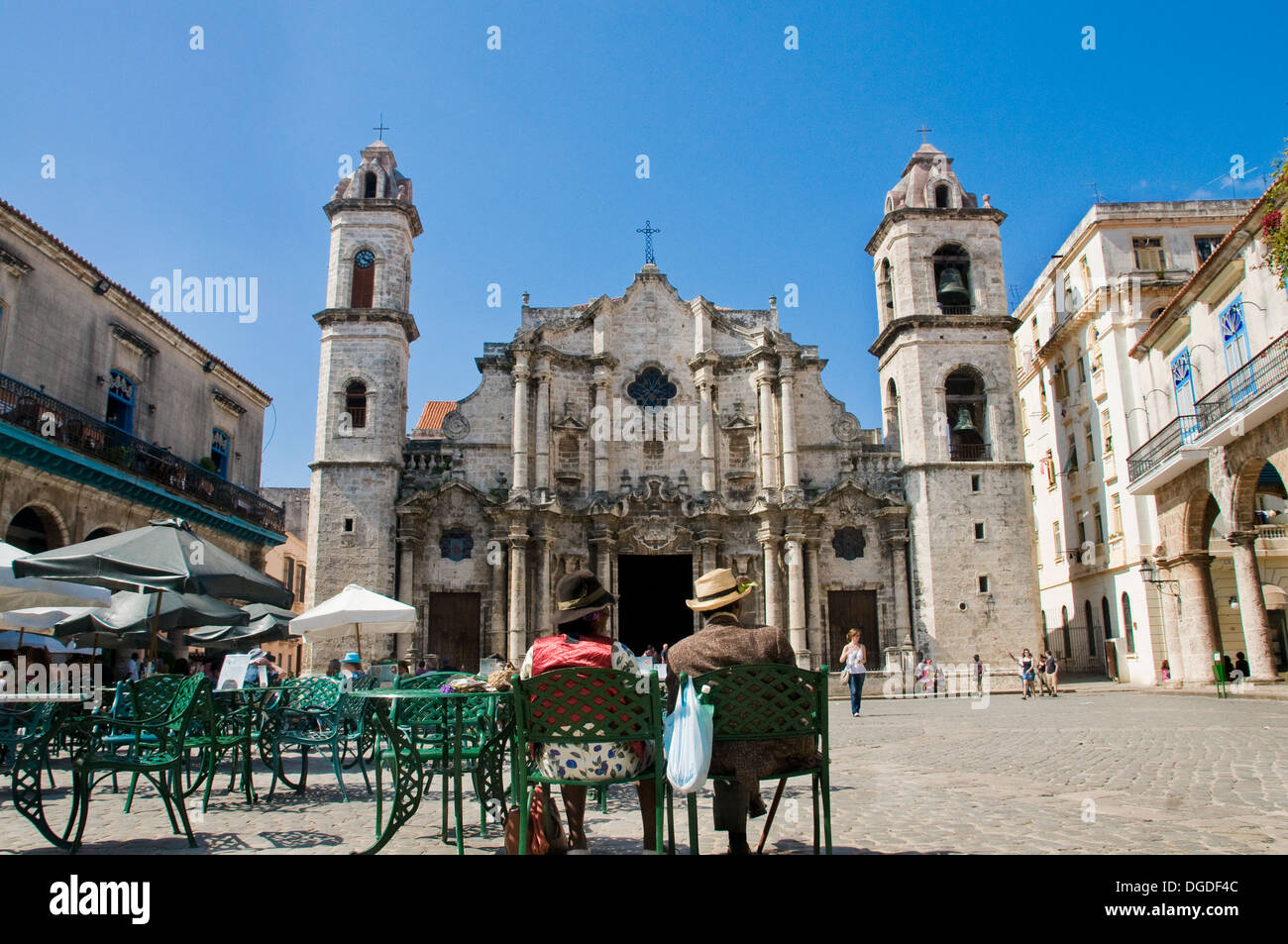 Cathédrale de Saint Christophe de La Havane. Cuba Banque D'Images