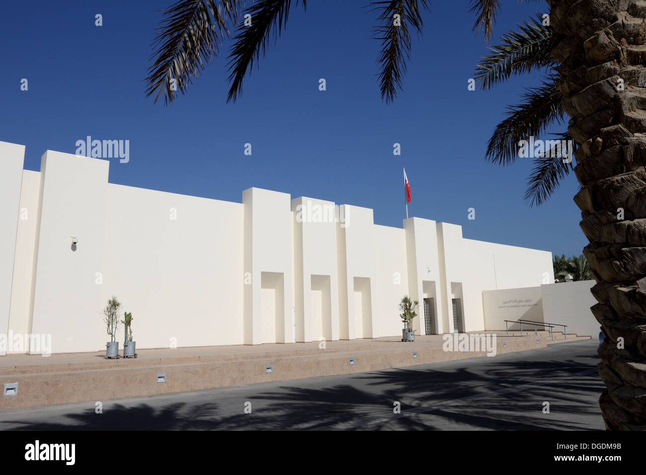 Vue extérieure du Fort de Bahreïn Museum, Al Qalah, Royaume de Bahreïn Banque D'Images