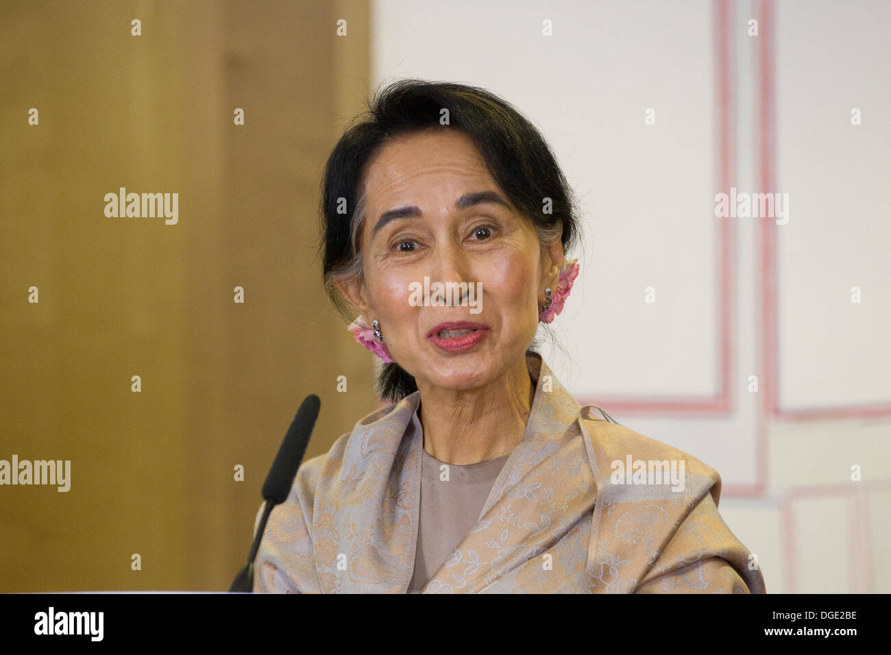 Aung San Suu Kyi Birmanie Myanmar de la paix Banque D'Images