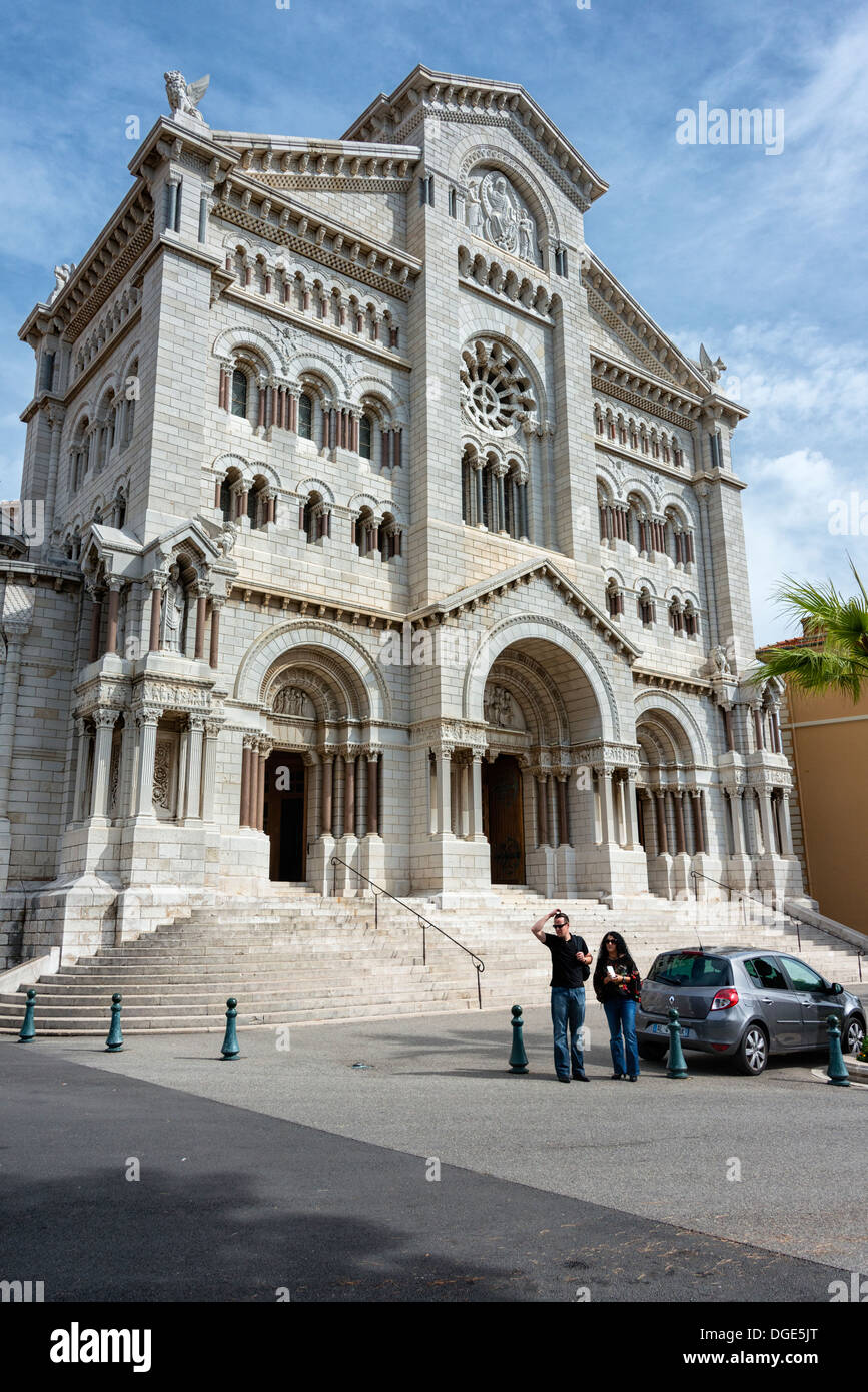 La Cathédrale Saint Nicolas, Monaco Banque D'Images