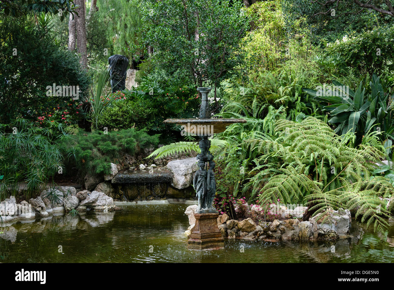 Jardins Saint-Martin à Monaco-Ville Banque D'Images