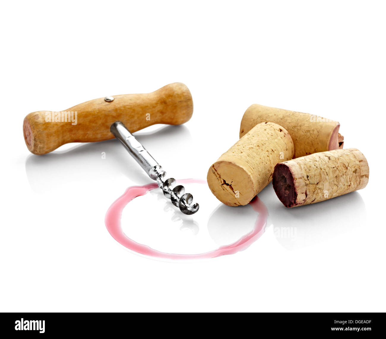 tache de vin Banque D'Images