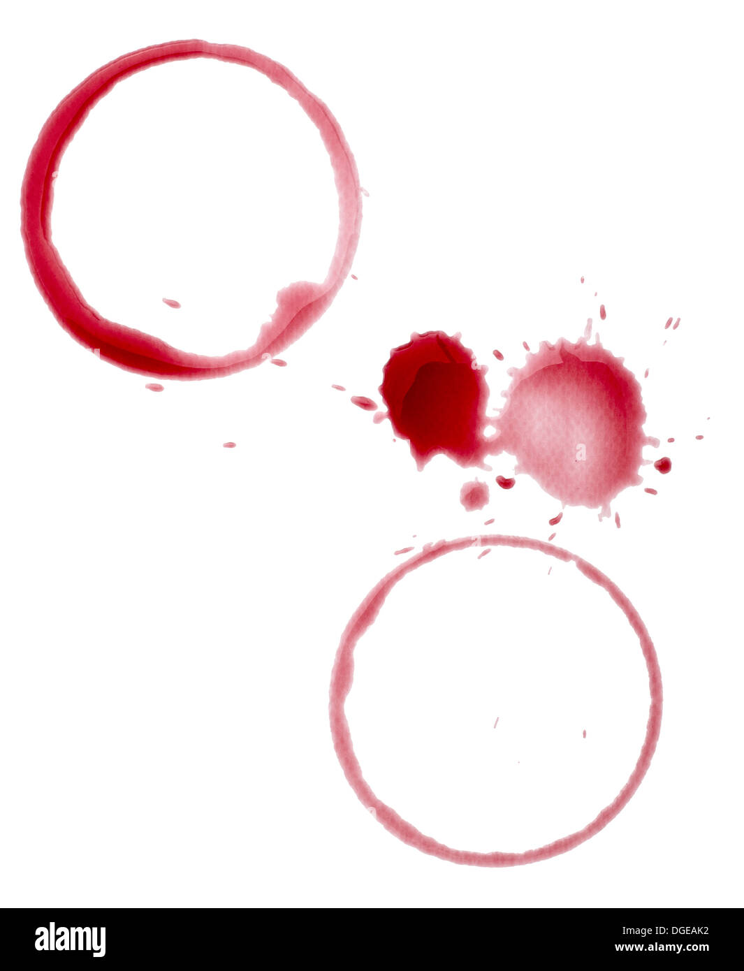 tache de vin Banque D'Images