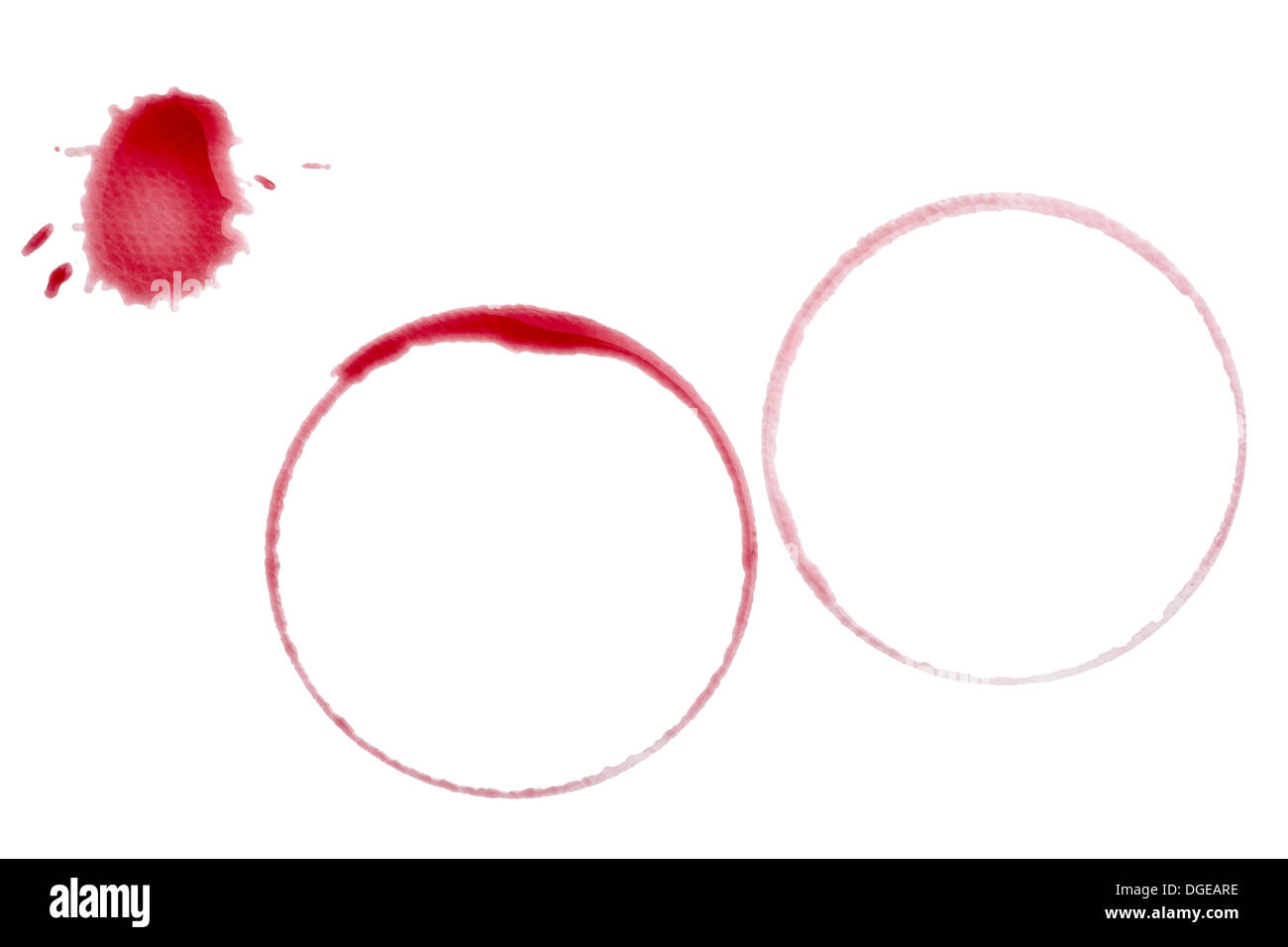 tache de vin Banque D'Images