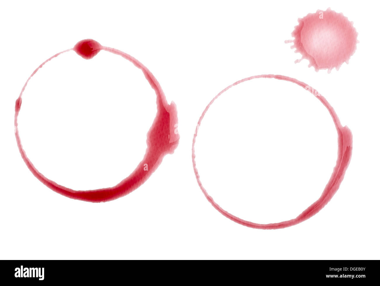 tache de vin Banque D'Images